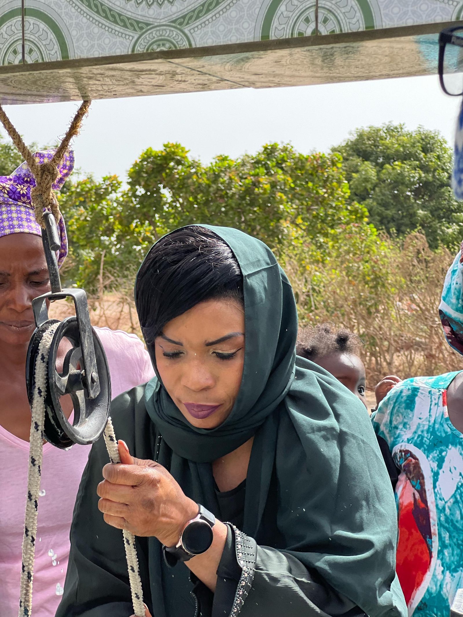 Ndeye Fatou au puits