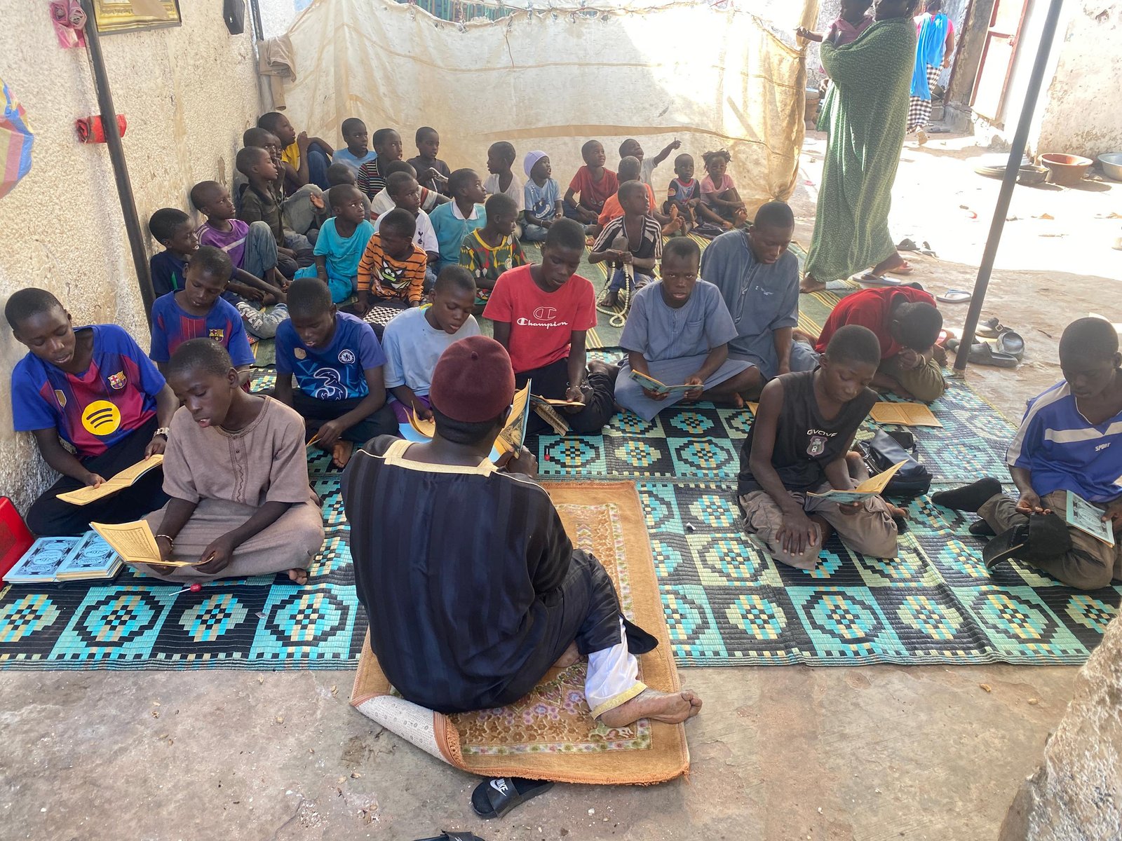 Classe d'enfants - Vue de face